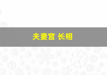 夫妻宫 长相